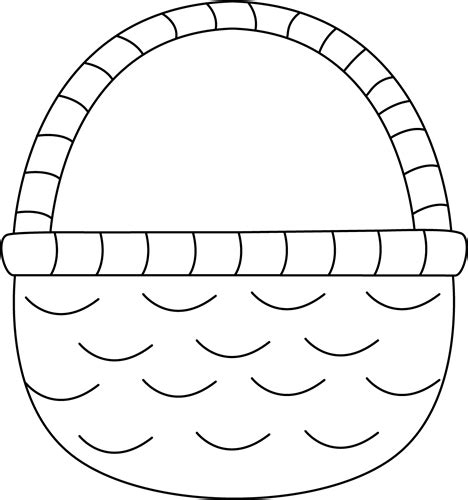 Basket clipart outline, Picture #82145 basket clipart outline