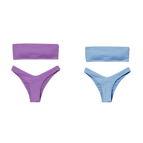 Kcodviy 2 Pcs Swimsuit Waisted Two Bikini Leopard Swimsuit Women High Cut Control Tummy Swimwear