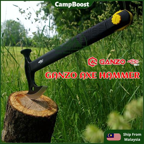 Campboost Ganzo Firebird Axe Hammer Saw And Fire Starter Fsa Ye