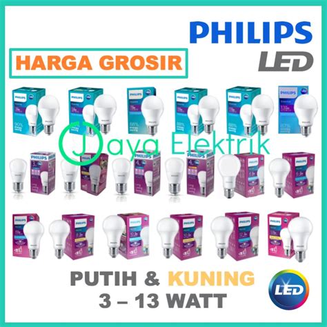 Jual Lampu PHILIPS LED Bulb 3W 4W 5W 6W 7W 8W 9W 10W 11W 12W 13W MyCare