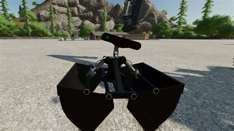 Excavator Clamshell Bucket V Fs Mod Farming Simulator Mod