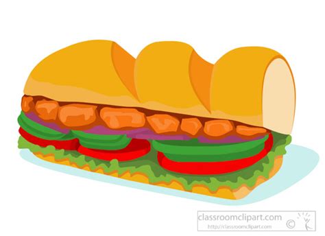 Sandwich Clipart Clipart Photo Image - chicken-sandwich-food-clipart ...