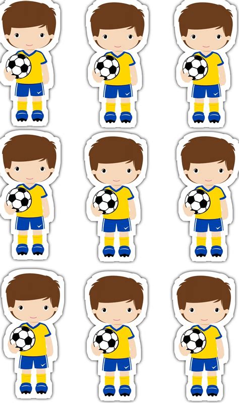 Adesivos De Futebol Para Imprimir - Tags Futebol Para Imprimir