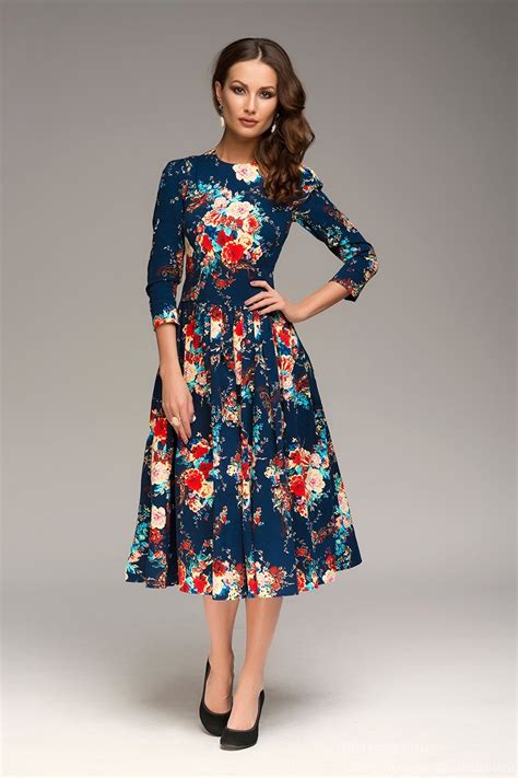 Платье с принтом 2019 - 162 фото | Портал для женщин WomanChoice.net
