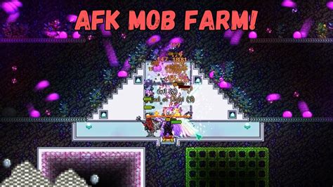 Terraria Most EFFICENT AFK Mob Farm Step By Step Tutorial Vanilla