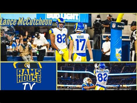 Rams Wr Lance Mccutcheon Week Preseason Highlights Mix Against La