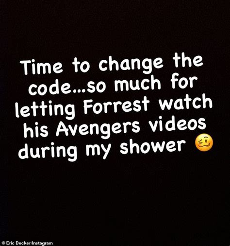 Jessie James Decker S Son Forrest Hilariously Takes Photo Of Dad Eric Decker Naked In The Shower