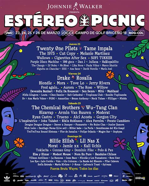 Festival Estéreo Picnic 2023 Lineup Grooveist