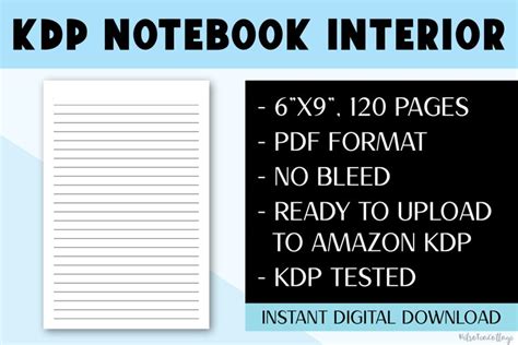 Kdp Lined 6x9 Inch 120 Page Pdf Notebook 1938793