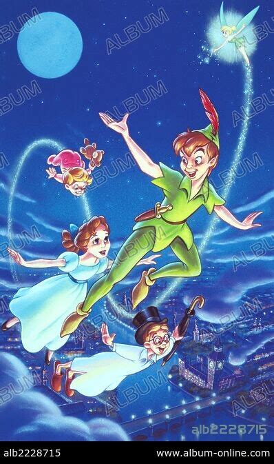 Poster of PETER PAN, 1953, directed by HAMILTON LUKE and WILFRED ...