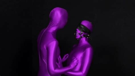 Two Hot Zentai Girls In Different Spandex Colors Playing With Bondage Ropes Xxx Mobile Porno