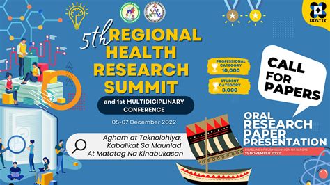 5th Regional Health Research Summit Call For Papers Oral Research