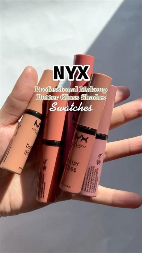 Nyx Professional Makeup Butter Gloss Non Sticky Lip Gloss Pack Of 3