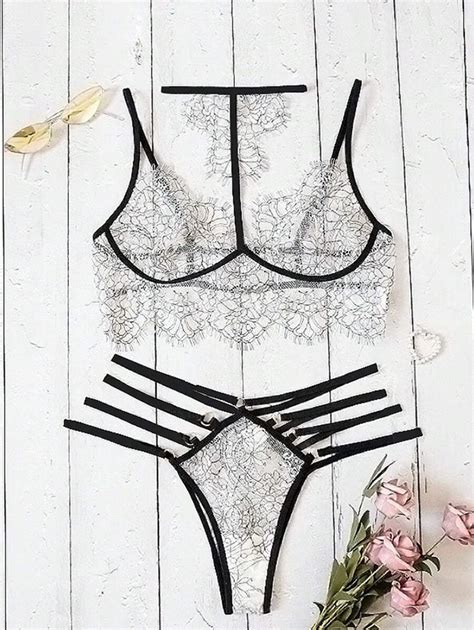European And American Style New Sexy Lingerie Set Featuring A Three Point Design Free Of