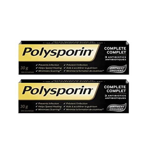 Polysporin Complete first aid antibiotic Ointment – You2Tec Inc