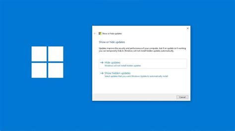 How To Show Or Hide Block Updates On Windows 10 And 11 Using The Microsoft Wushowhide Tool