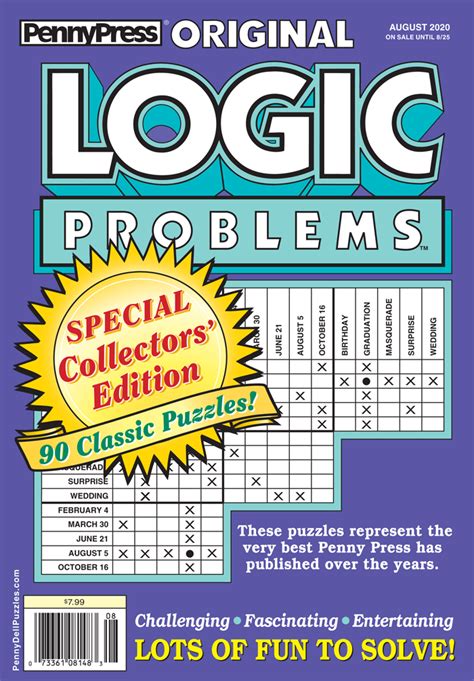 Original Logic Problems Penny Dell Puzzles