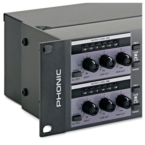 Phonic GEQ3102F 31-Band Stereo Graphic Equalizer at Gear4music