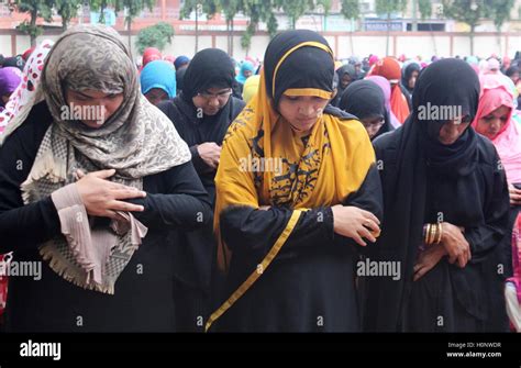 Muslim Women Offer Prayer As They Celebrate Eid Al Adha Or Festival Of