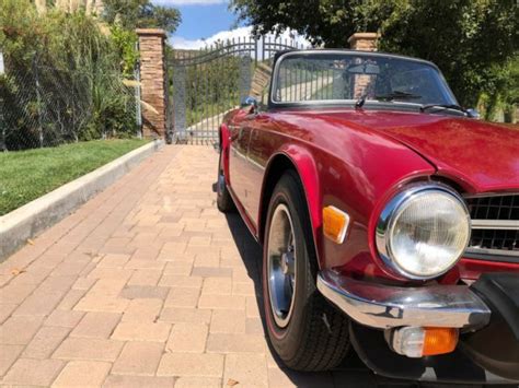 75 Triumph Tr6 Beautiful Classic Triumph Tr 6 1975 For Sale