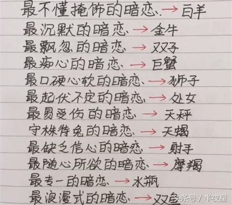 星座愛情：十二星座都會怎樣暗戀一個人？ 每日頭條