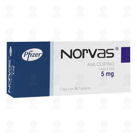 Norvas 5 Mg 30 Tabletas