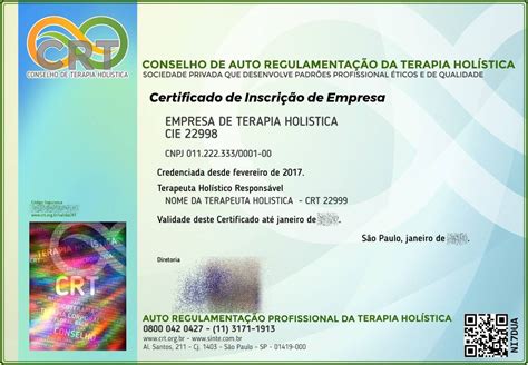 Carteira De Terapeuta Holístico Gratuito - 8