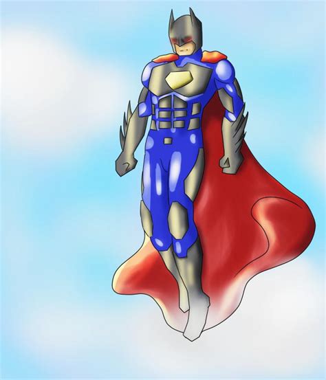 Character Fusion Finished Batman And Superman By Jevaunart On Deviantart