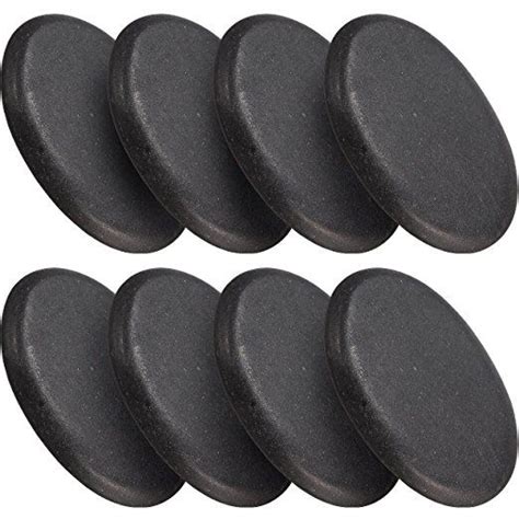 Sivan Health And Fitness 8 Piece Large Black Basalt Hot Stone Set