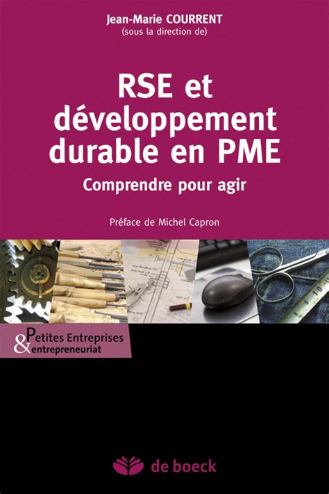 RSE et développement durable en PME De Boeck Supérieur