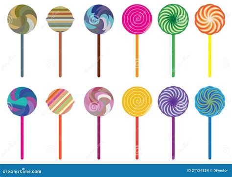 Lollipop Candy Set_eps Stock Images - Image: 21124834