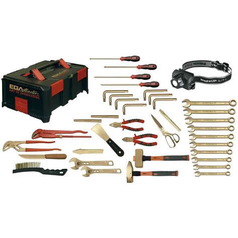 EGA Master Combination Hand Tool Set 38 Pc Maintenance Atex Safety