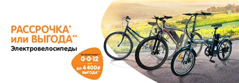 Рассрочка или выгода! Электровелосипеды | Акции DNS | IW025955