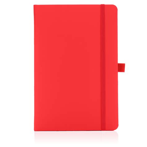 Blanco A5 FSC® Notebook - Red | Notes London