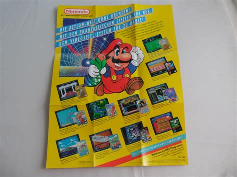 Nintendo Nes And Gameboy Flyer Poster Handleidingen Doosjes