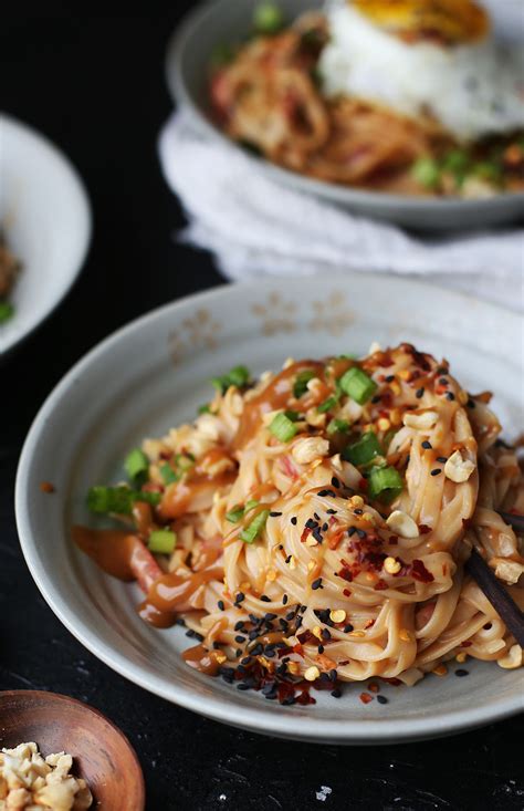 Quick Pad Thai Peanut Sauce Noodles