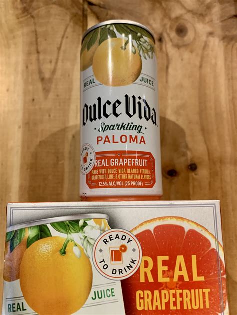 Dulce Vida Sparkling Paloma 200ml Cans Gowanus Wine Merchants