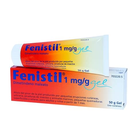 FENISTIL 1 MG G GEL 1 TUBO DE 50 G