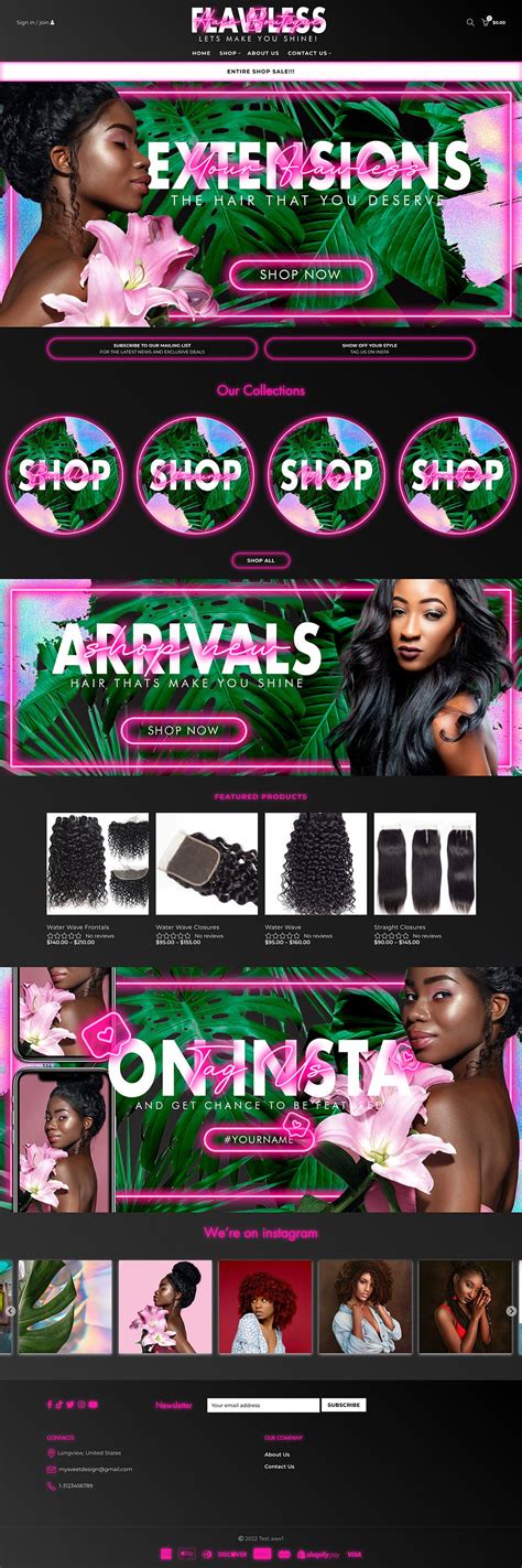 Custom Wix Website Template / Premade Shopify Website Design - Etsy