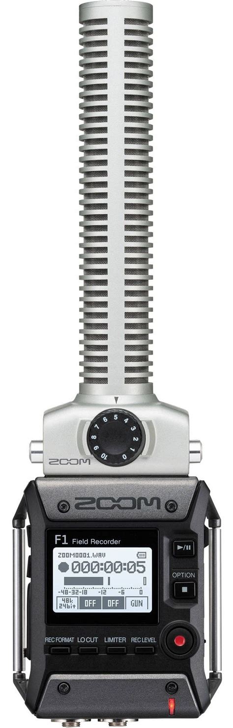 Комплект аудио рекордер и микрофон Zoom - F1-SP, черен/сребрист | Ozone.bg
