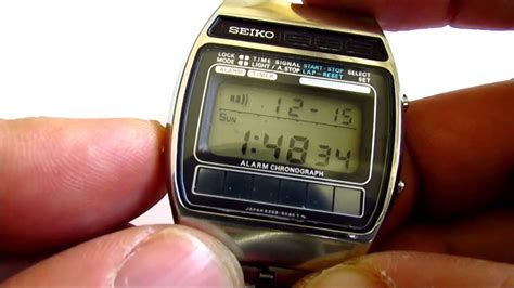 Seiko A Solar Vintage Digital Wristwatch Youtube