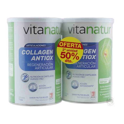 Compre Colagénio Vitanatur Collagen Antiox Plus em formato duplo