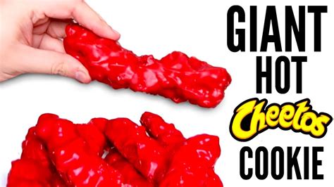 Giant Flamin Hot Cheetos Cookies Diy How To Youtube