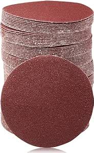 Speedwox Pcs Sanding Discs Inch Sandpaper Grit Hook And Loop