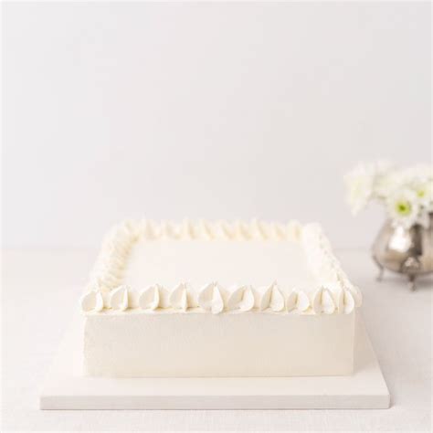 Bolo De Batizado Quadrado Branco - Bolo quadrado branco estrelinhas