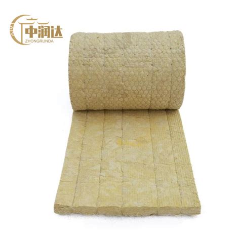 80kg Density 50mm Thick Rock Wool Blanket Insulation Rock Wool