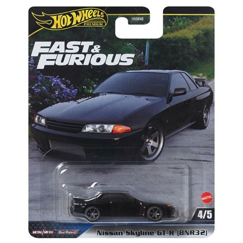 Машинка Hot wheels Форсаж Nissan Skyline GT R BNR Collector Edition Metal Diecast
