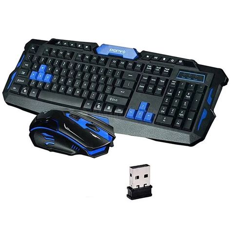 Combo Teclado Mouse Gamer Inalambrico Gaming Hk Off