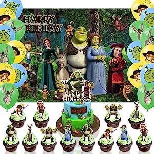 Shrek Party Decorations Shrek Birthday Party Supplies Shrek Birthday