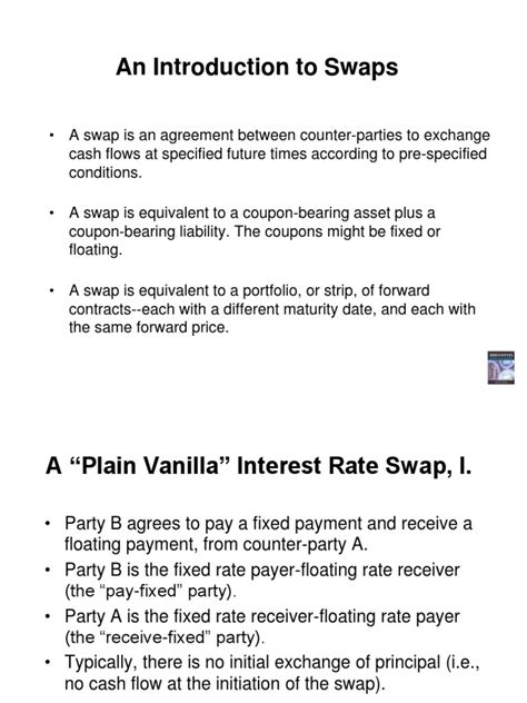 swap basics  currency swap swap finance